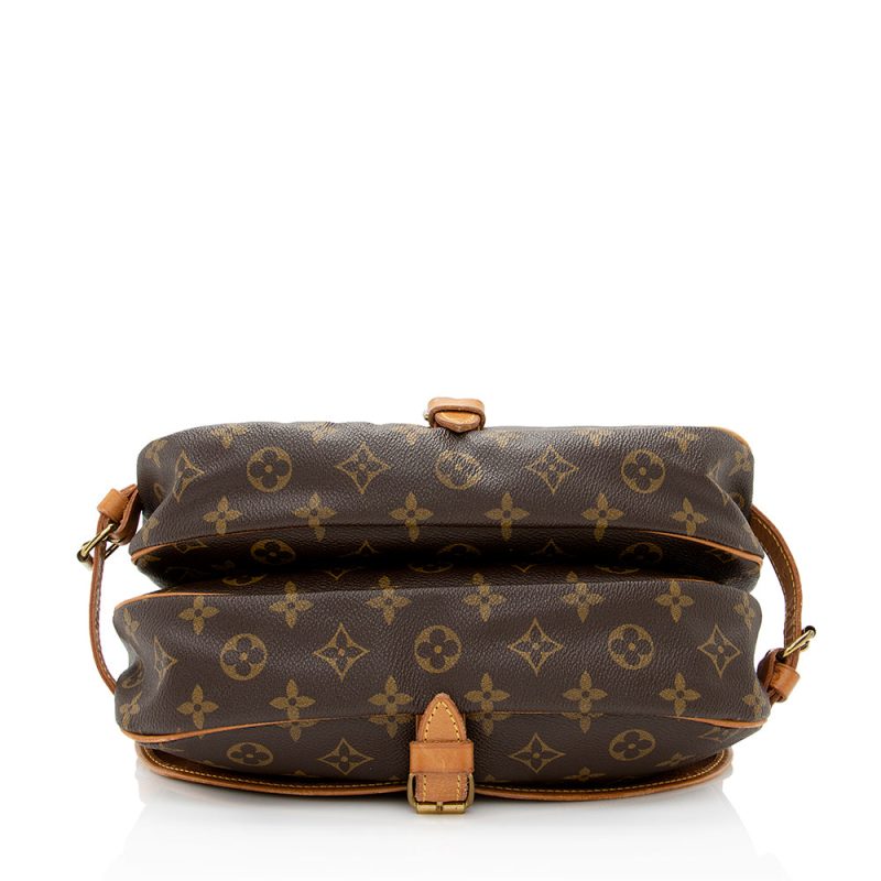 Louis Vuitton Vintage Monogram Canvas Saumur 30 Messenger Bag (21277) - Image 4