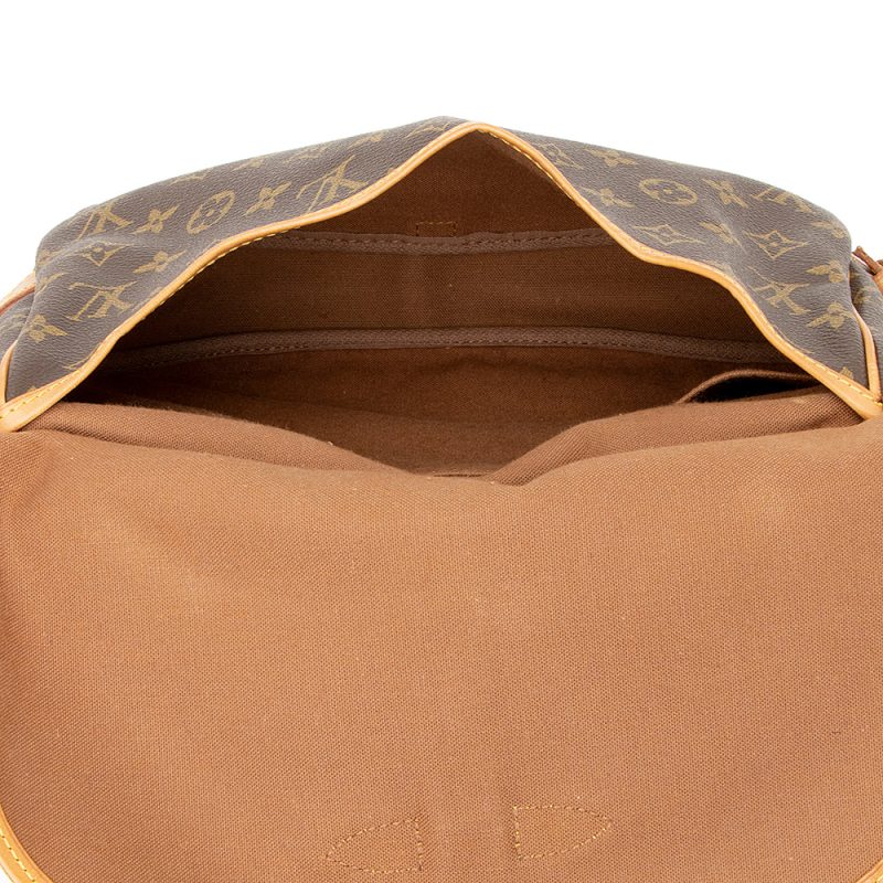 Louis Vuitton Vintage Monogram Canvas Saumur 30 Messenger Bag (21277) - Image 7