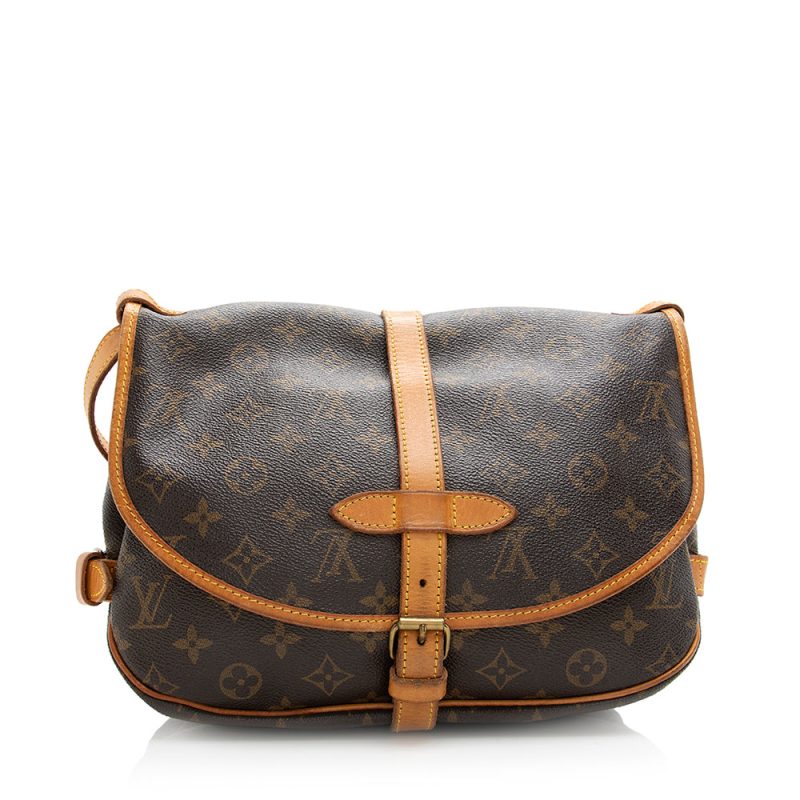 Louis Vuitton Vintage Monogram Canvas Saumur 30 Messenger Bag (qN3Go7) - Image 3