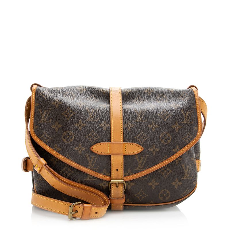 Louis Vuitton Vintage Monogram Canvas Saumur 30 Messenger Bag (qN3Go7)