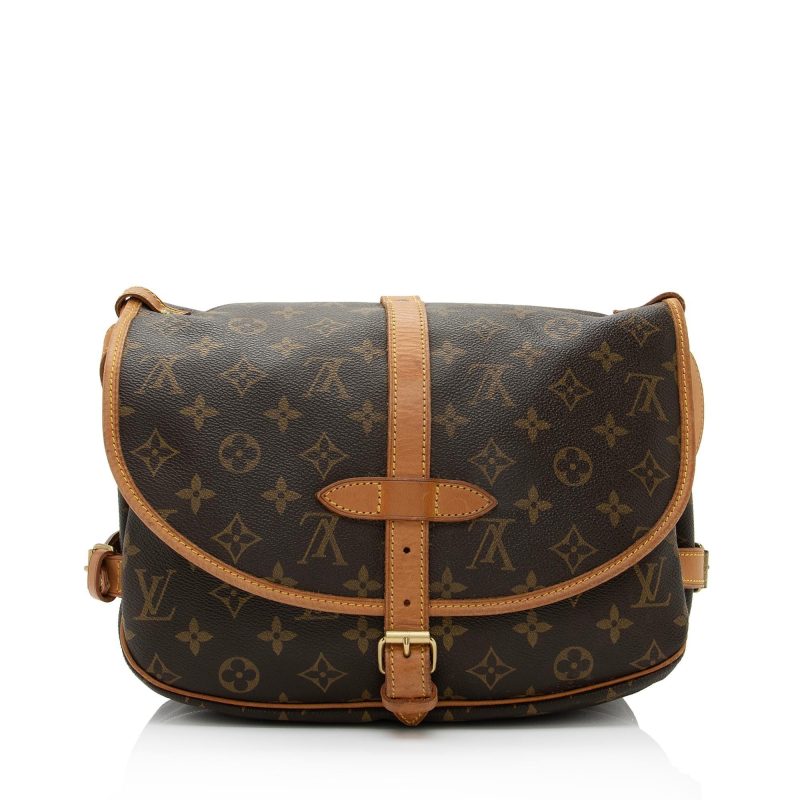Louis Vuitton Vintage Monogram Canvas Saumur 30 Messenger Bag (TyPWbw) - Image 3