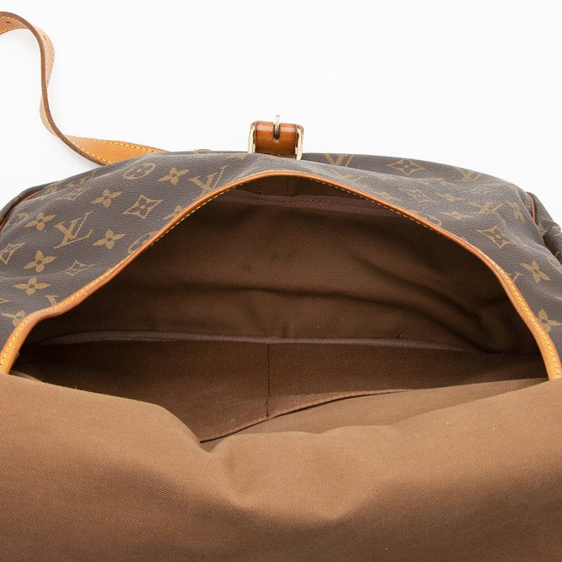 Louis Vuitton Vintage Monogram Canvas Saumur 35 Messenger Bag (18385) - Image 7