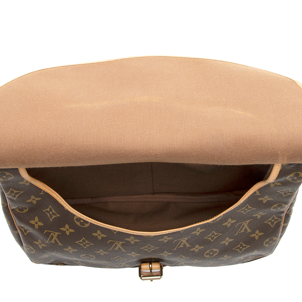 Louis Vuitton Vintage Monogram Canvas Saumur 35 Messenger Bag (186182) - Image 6