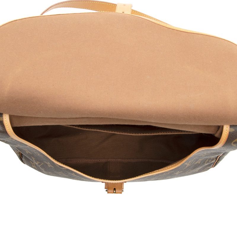 Louis Vuitton Vintage Monogram Canvas Saumur 35 Messenger Bag (186182) - Image 7