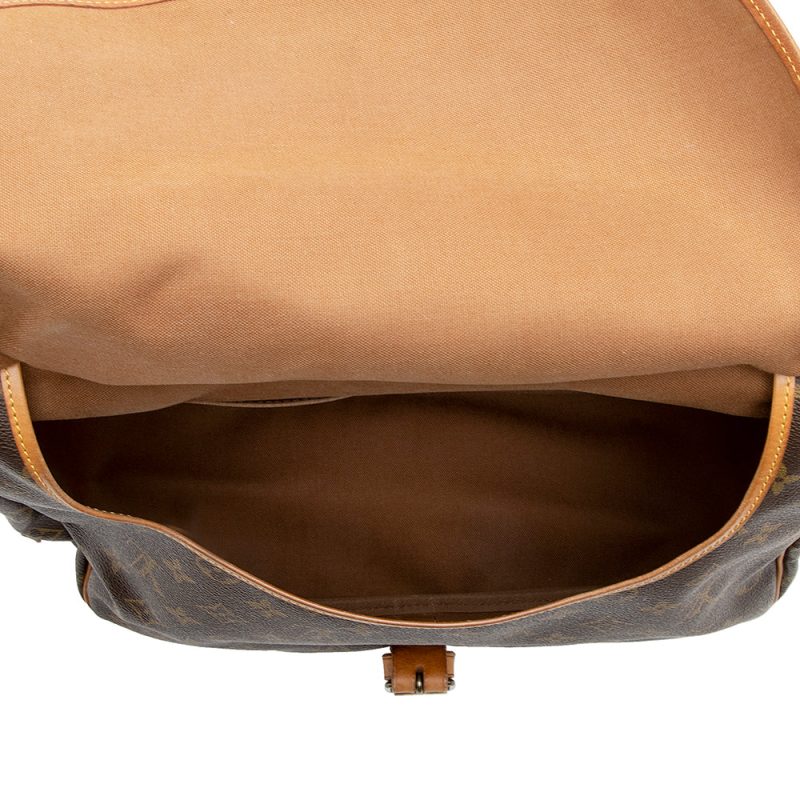 Louis Vuitton Vintage Monogram Canvas Saumur 35 Messenger Bag (19530) - Image 7