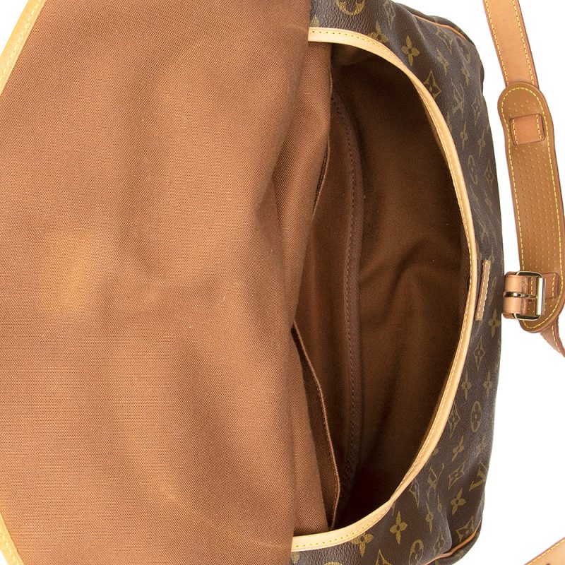 Louis Vuitton Vintage Monogram Canvas Saumur 35 Messenger Bag (20371) - Image 7