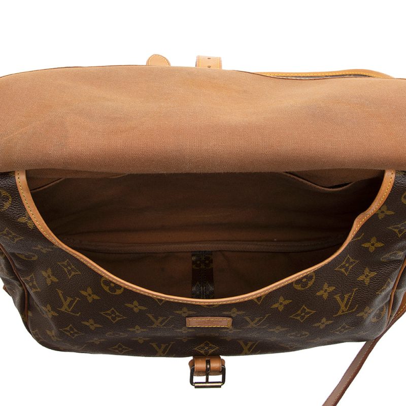 Louis Vuitton Vintage Monogram Canvas Saumur 35 Messenger Bag (20858) - Image 7