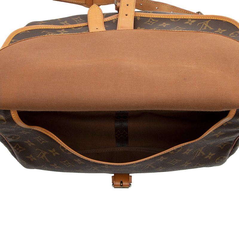 Louis Vuitton Vintage Monogram Canvas Saumur 35 Messenger Bag (20858) - Image 8