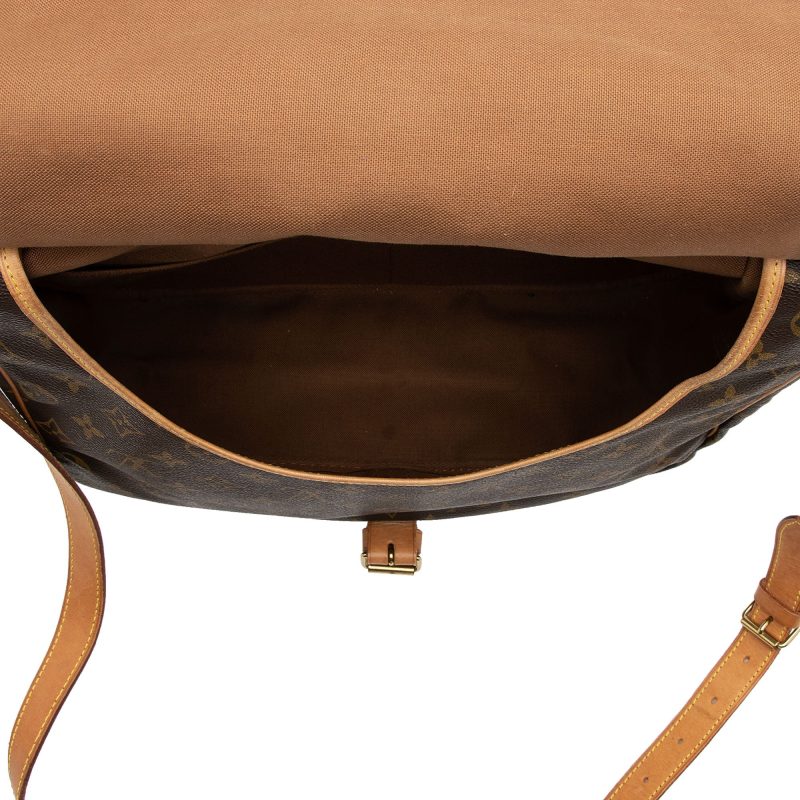 Louis Vuitton Vintage Monogram Canvas Saumur 35 Messenger Bag (523WYh) - Image 7