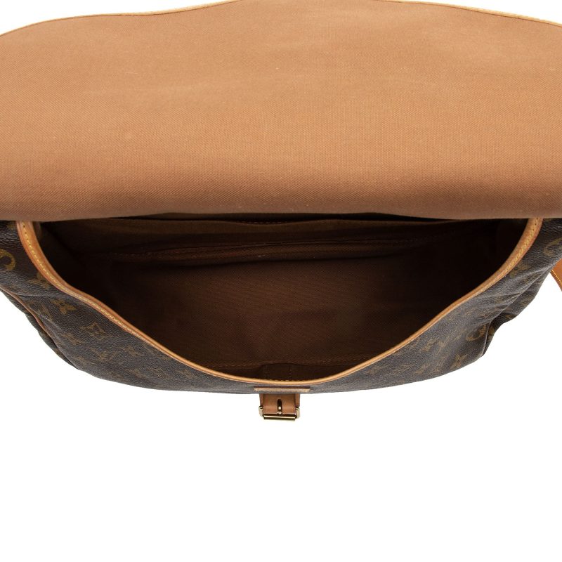 Louis Vuitton Vintage Monogram Canvas Saumur 35 Messenger Bag (523WYh) - Image 8
