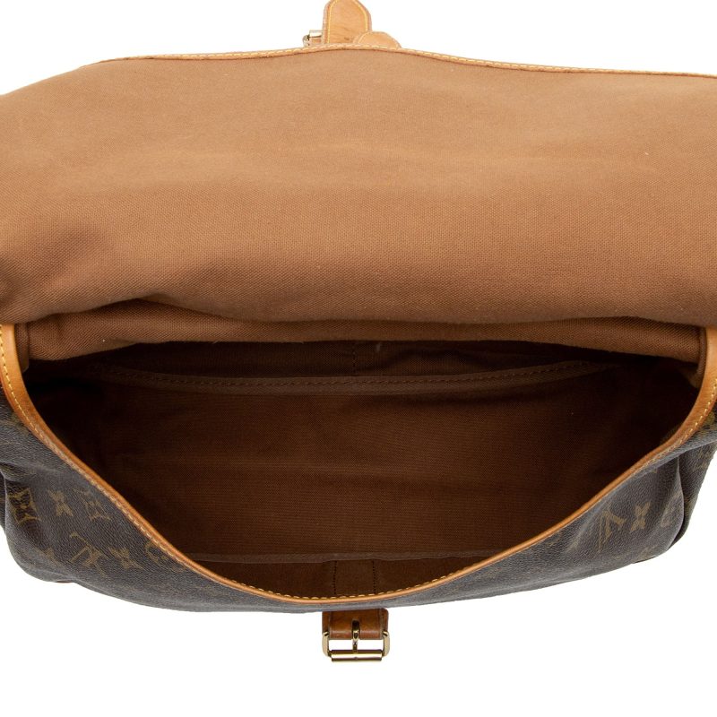 Louis Vuitton Vintage Monogram Canvas Saumur 35 Messenger Bag (Tk3PjK) - Image 8