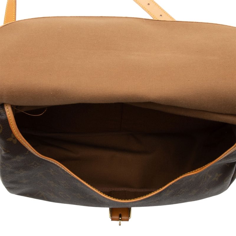 Louis Vuitton Vintage Monogram Canvas Saumur 35 Messenger Bag (Zvqdiw) - Image 7