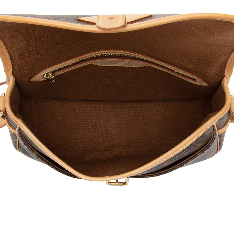Louis Vuitton Vintage Monogram Canvas Sologne Shoulder Bag (LA2I2e) - Image 7