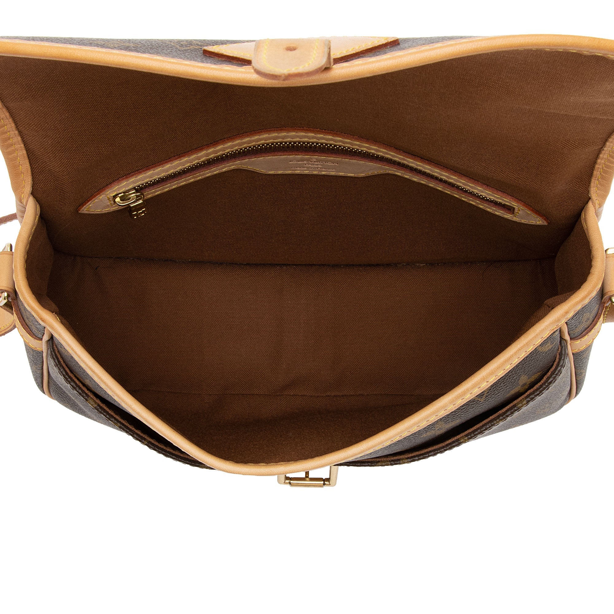 Louis Vuitton Vintage Monogram Canvas Sologne Shoulder Bag (LA2I2e) - Image 7