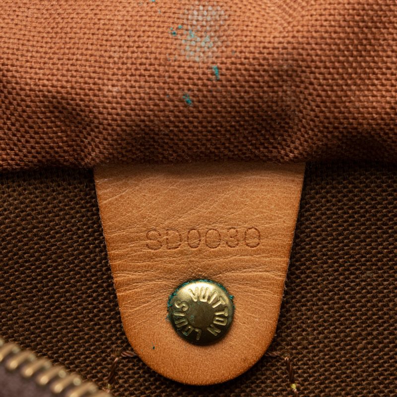 Louis Vuitton Vintage Monogram Canvas Speedy 25 Satchel (17555) - Image 6