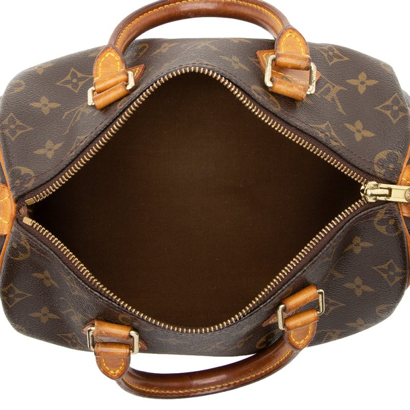 Louis Vuitton Vintage Monogram Canvas Speedy 25 Satchel (17555) - Image 7