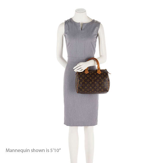 Louis Vuitton Vintage Monogram Canvas Speedy 25 Satchel (17555) - Image 5