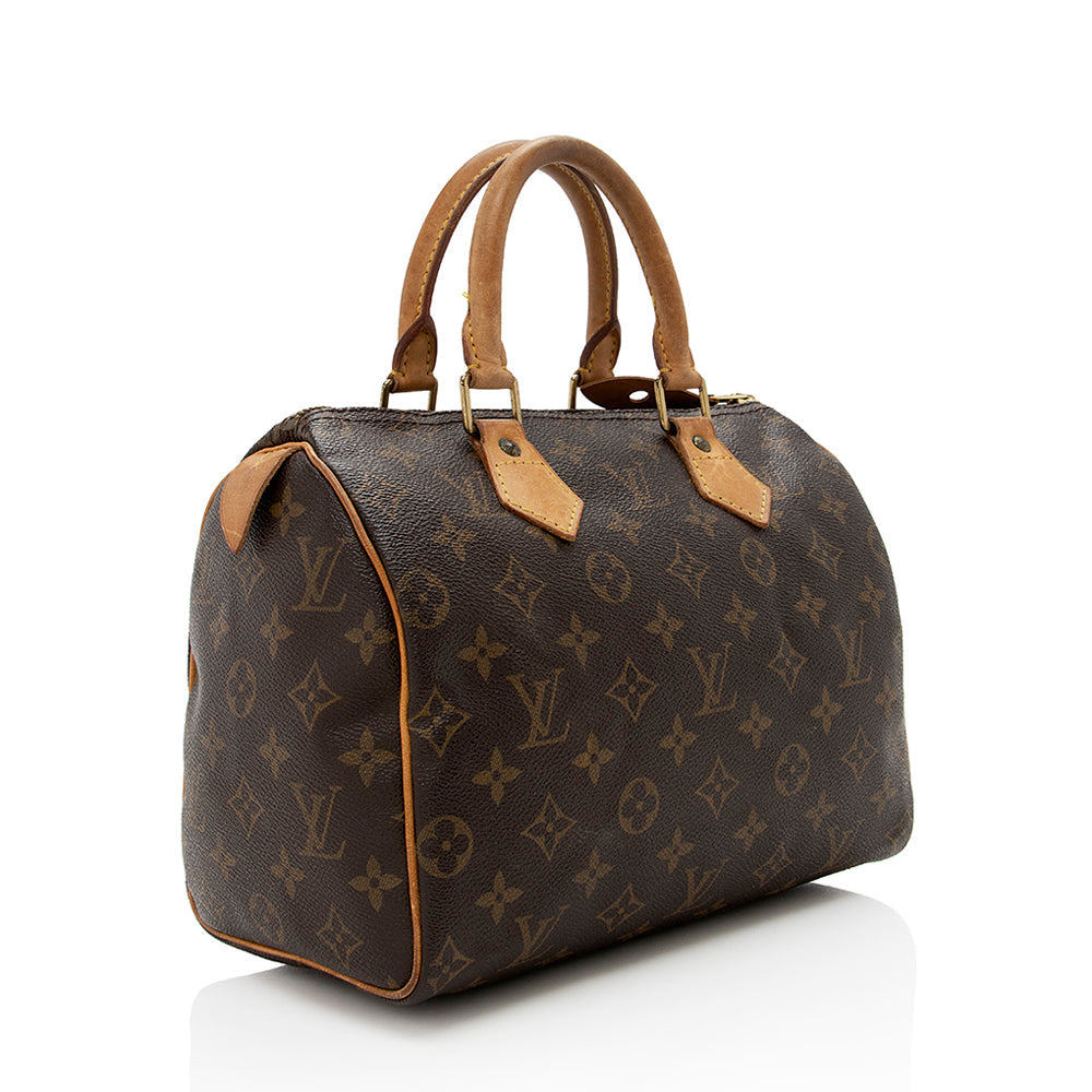 Louis Vuitton Vintage Monogram Canvas Speedy 25 Satchel (16510) - Image 2