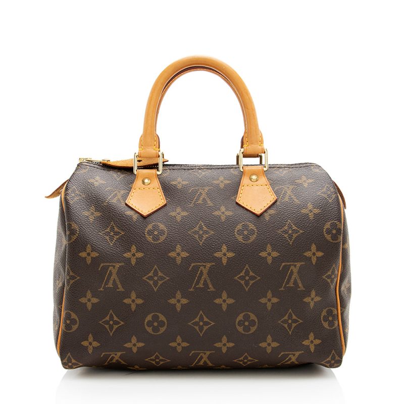 Louis Vuitton Vintage Monogram Canvas Speedy 25 Satchel (19005) - Image 3
