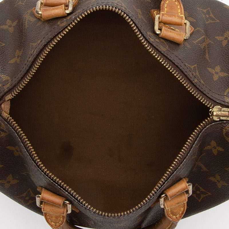 Louis Vuitton Vintage Monogram Canvas Speedy 25 Satchel (22415) - Image 7