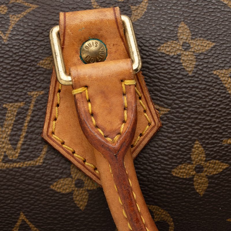 Louis Vuitton Vintage Monogram Canvas Speedy 25 Satchel (kLTROE) - Image 10