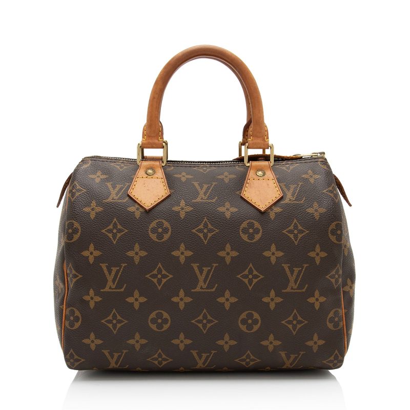 Louis Vuitton Vintage Monogram Canvas Speedy 25 Satchel (kLTROE)