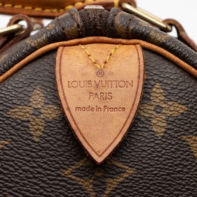 Louis Vuitton Vintage Monogram Canvas Speedy 25 Satchel (kLTROE) - Image 8