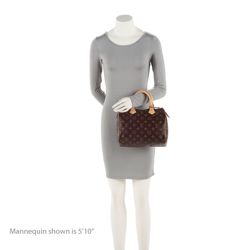 Louis Vuitton Vintage Monogram Canvas Speedy 25 Satchel (kLTROE) - Image 5