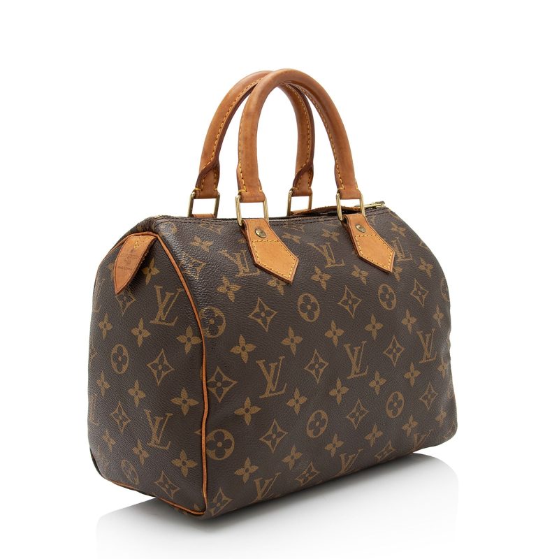 Louis Vuitton Vintage Monogram Canvas Speedy 25 Satchel (kLTROE) - Image 2