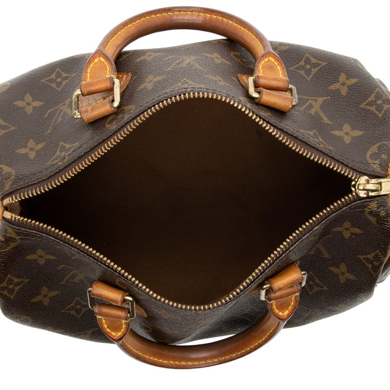 Louis Vuitton Vintage Monogram Canvas Speedy 25 Satchel (akvPc8) - Image 5