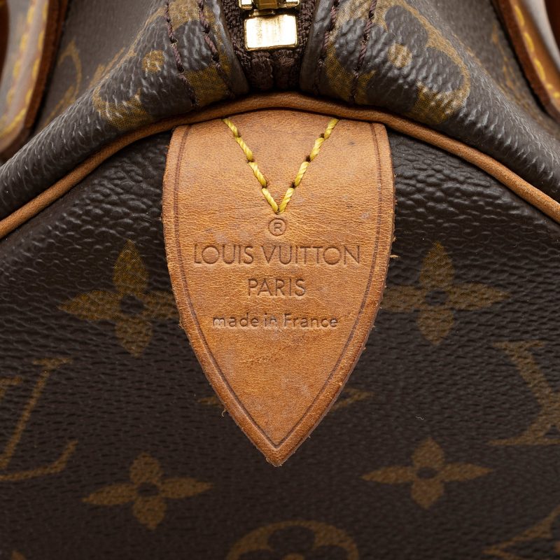 Louis Vuitton Vintage Monogram Canvas Speedy 25 Satchel (5p2onE) - Image 8