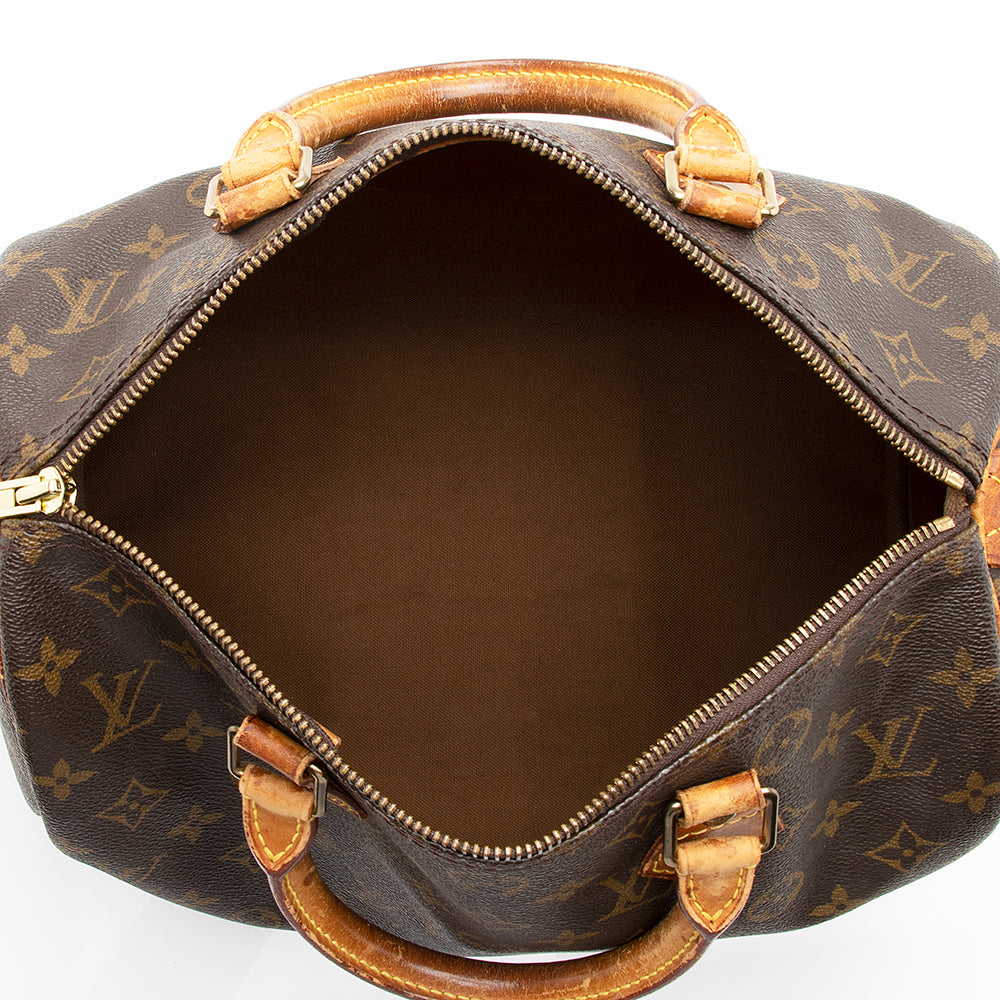 Louis Vuitton Vintage Monogram Canvas Speedy 30 Satchel - FINAL SALE (17455) - Image 7