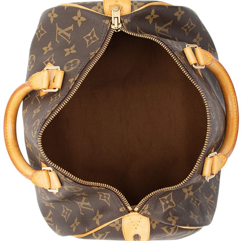 Louis Vuitton Vintage Monogram Canvas Speedy 30 Satchel - FINAL SALE (VUH7fs) - Image 7