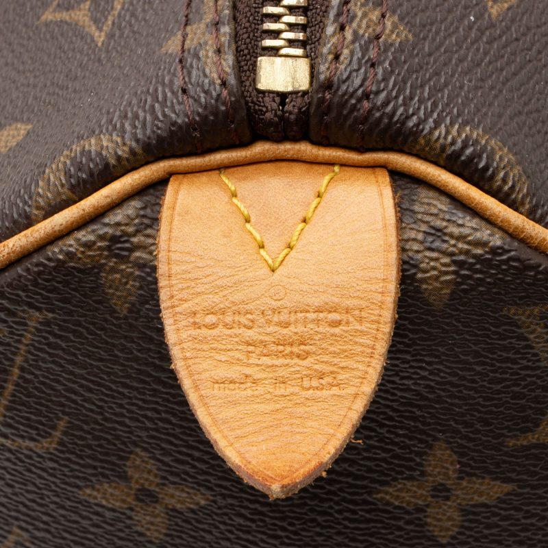 Louis Vuitton Vintage Monogram Canvas Speedy 30 Satchel - FINAL SALE (i487yQ) - Image 8