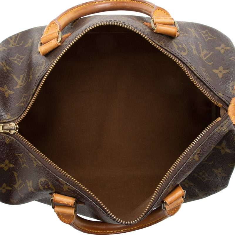 Louis Vuitton Vintage Monogram Canvas Speedy 30 Satchel (16524) - Image 7