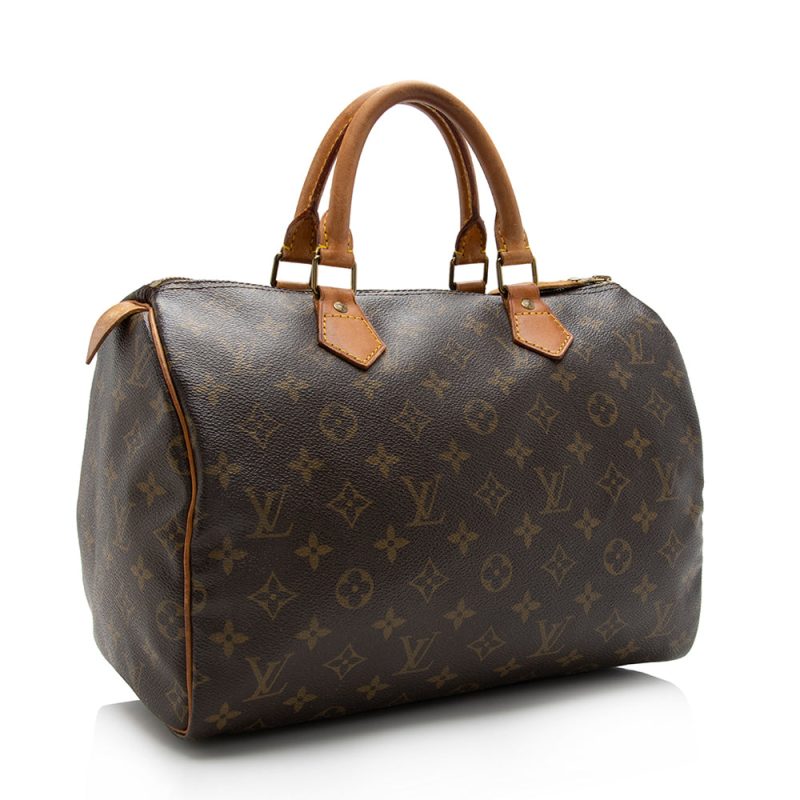 Louis Vuitton Vintage Monogram Canvas Speedy 30 Satchel (16524) - Image 2