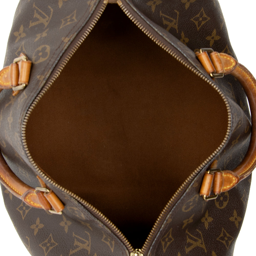 Louis Vuitton Vintage Monogram Canvas Speedy 30 Satchel (14577) - Image 7