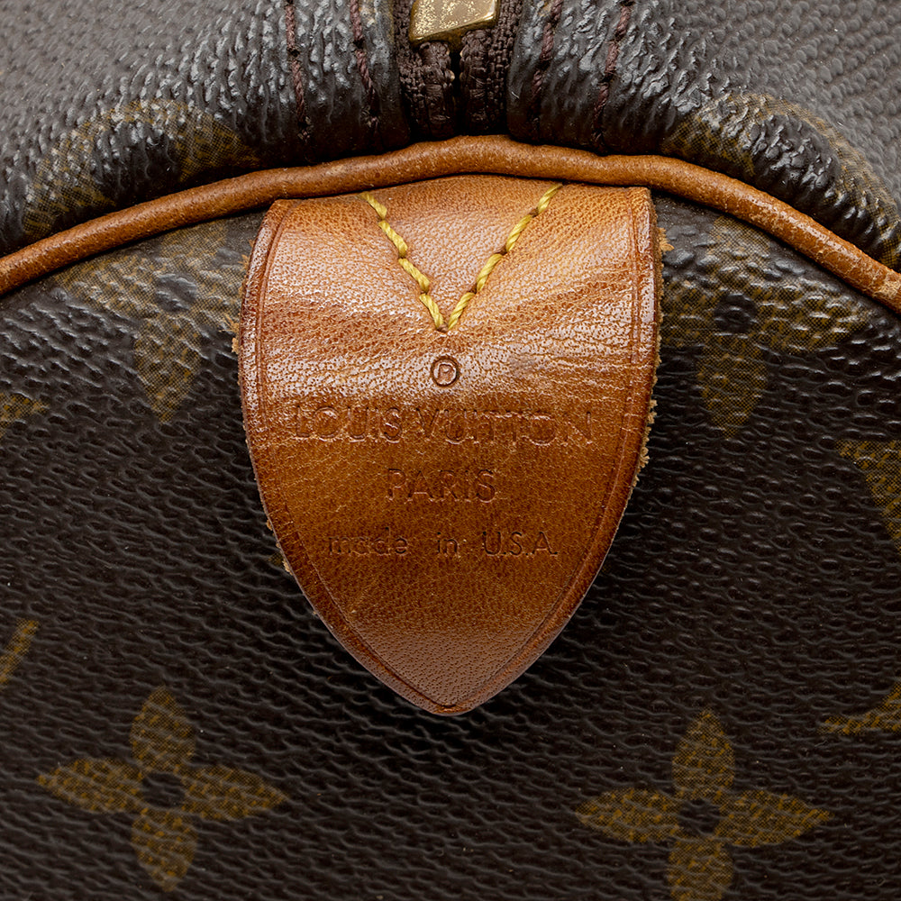 Louis Vuitton Vintage Monogram Canvas Speedy 30 Satchel (14577) - Image 8