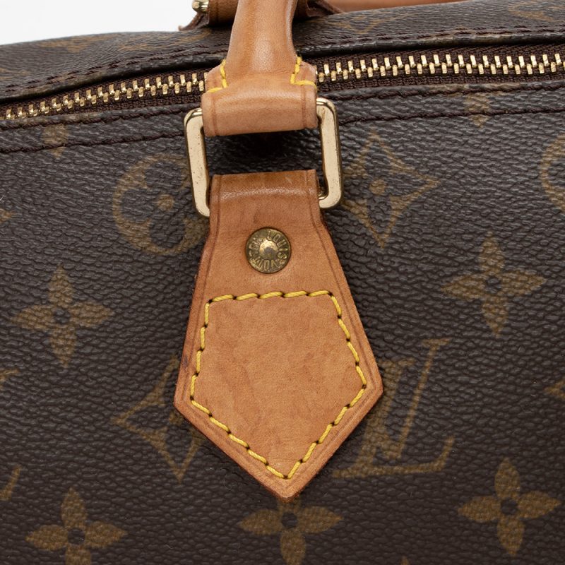 Louis Vuitton Vintage Monogram Canvas Speedy 30 Satchel (15818) - Image 10