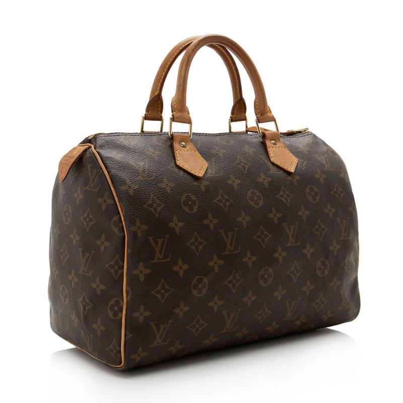 Louis Vuitton Vintage Monogram Canvas Speedy 30 Satchel (15818) - Image 2