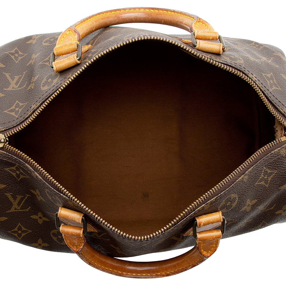 Louis Vuitton Vintage Monogram Canvas Speedy 30 Satchel (15461) - Image 7