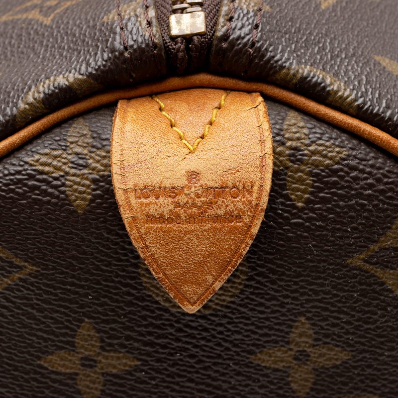 Louis Vuitton Vintage Monogram Canvas Speedy 30 Satchel (15461) - Image 8