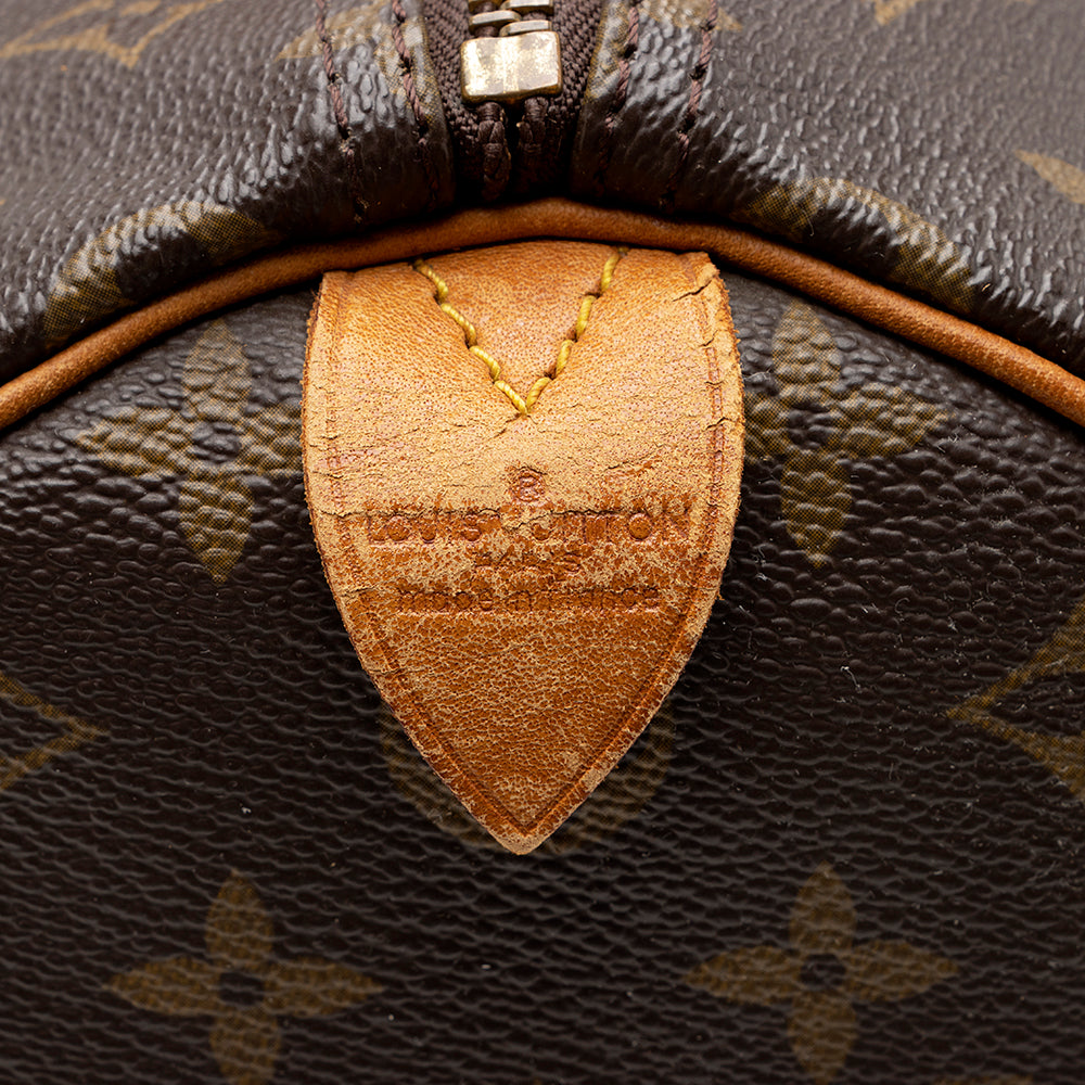 Louis Vuitton Vintage Monogram Canvas Speedy 30 Satchel (15461) - Image 8