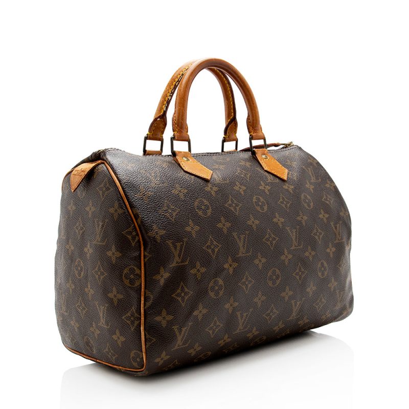 Louis Vuitton Vintage Monogram Canvas Speedy 30 Satchel (15461) - Image 2