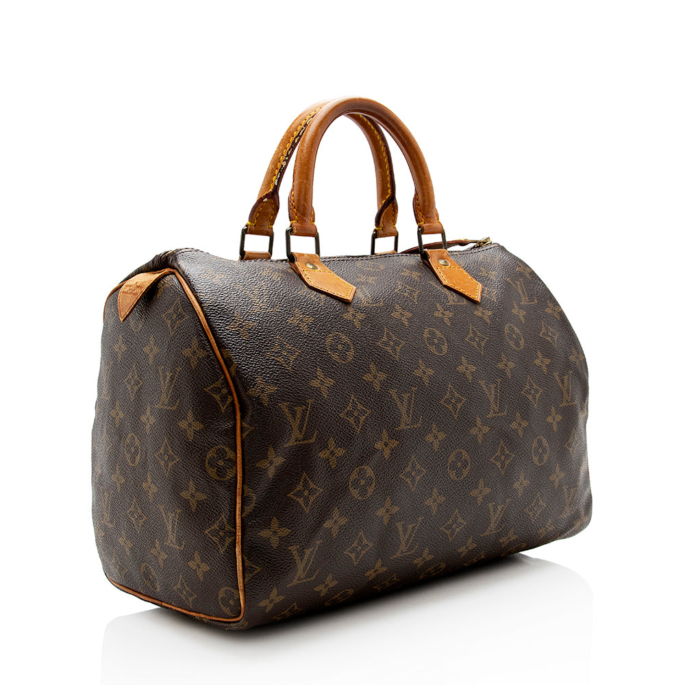 Louis Vuitton Vintage Monogram Canvas Speedy 30 Satchel (15461) - Image 2