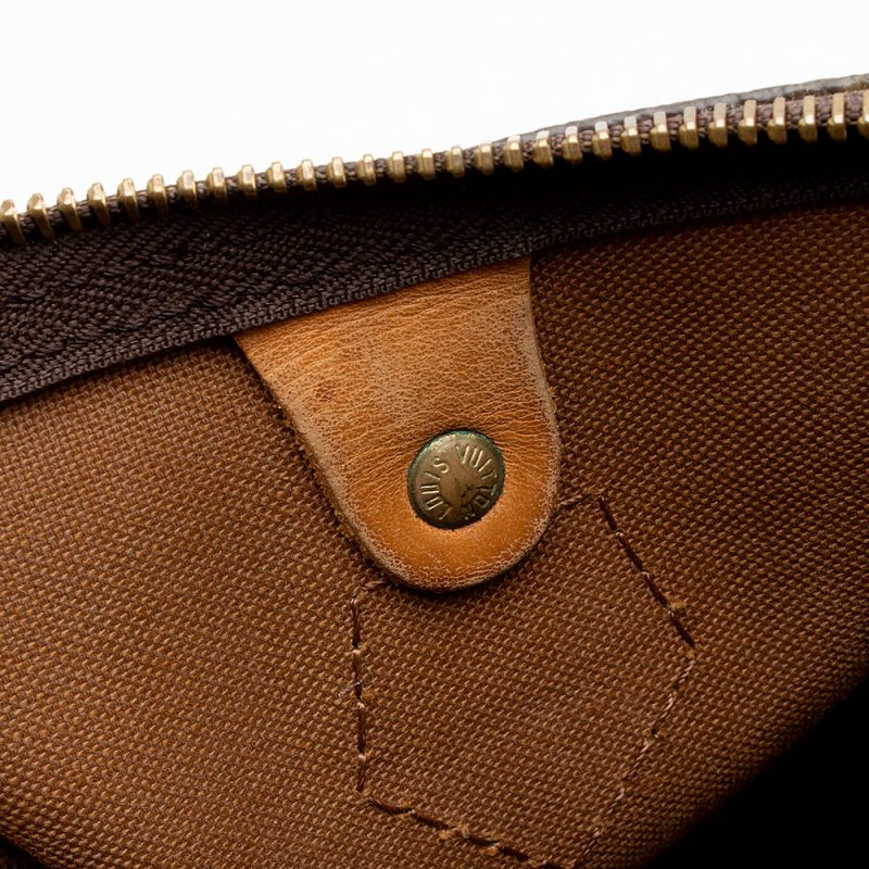 Louis Vuitton Vintage Monogram Canvas Speedy 30 Satchel (16597) - Image 10