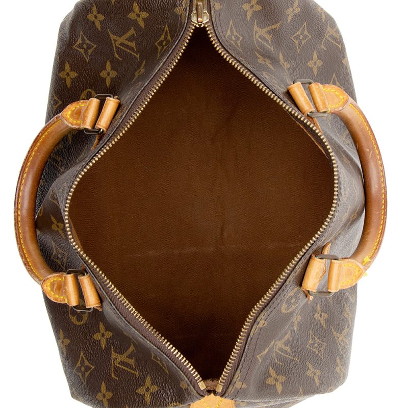 Louis Vuitton Vintage Monogram Canvas Speedy 30 Satchel (16597) - Image 7