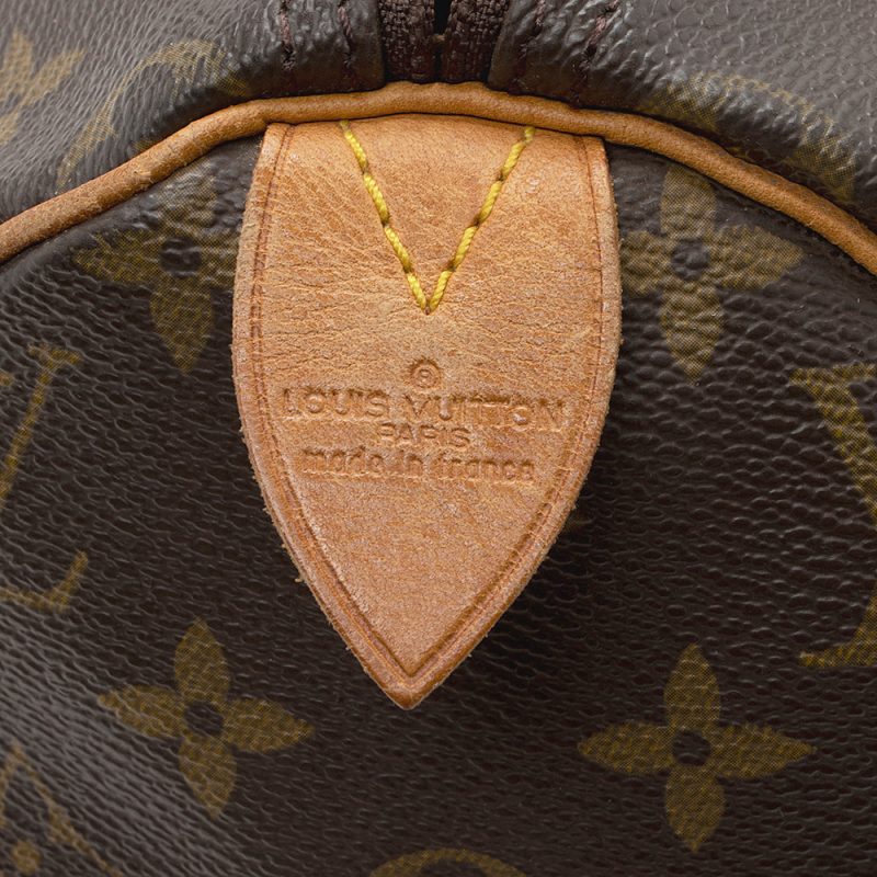 Louis Vuitton Vintage Monogram Canvas Speedy 30 Satchel (16597) - Image 8