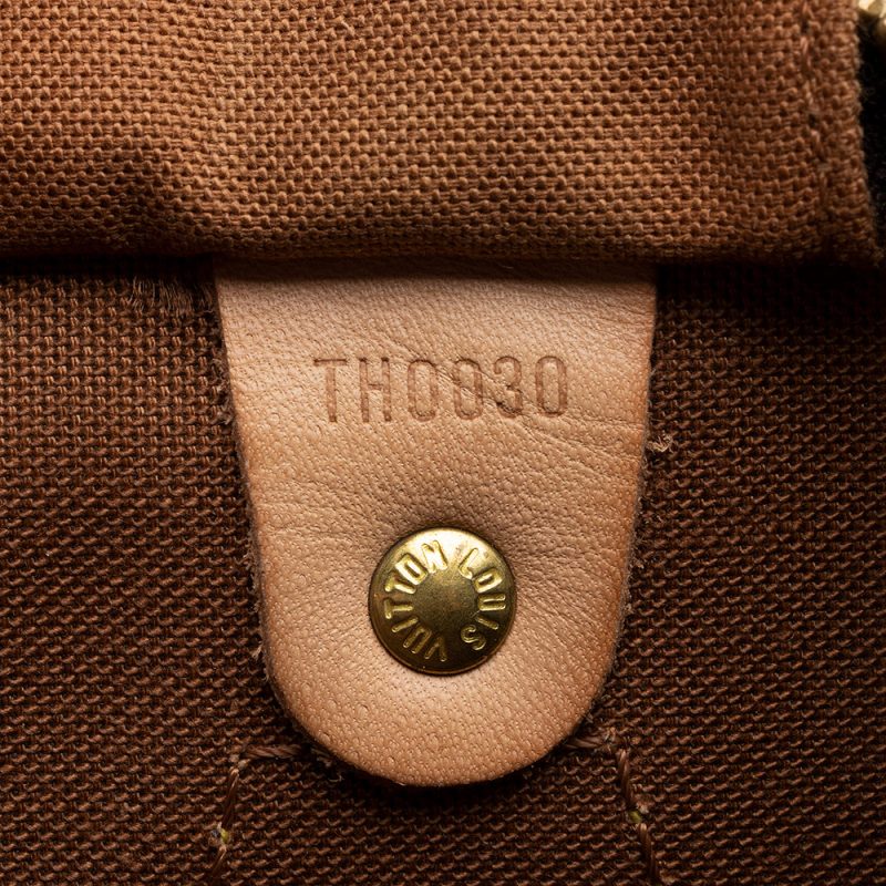 Louis Vuitton Vintage Monogram Canvas Speedy 30 Satchel (16685) - Image 6