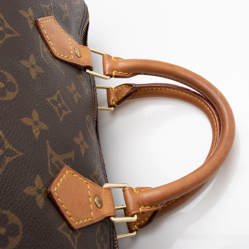 Louis Vuitton Vintage Monogram Canvas Speedy 30 Satchel (16685) - Image 10